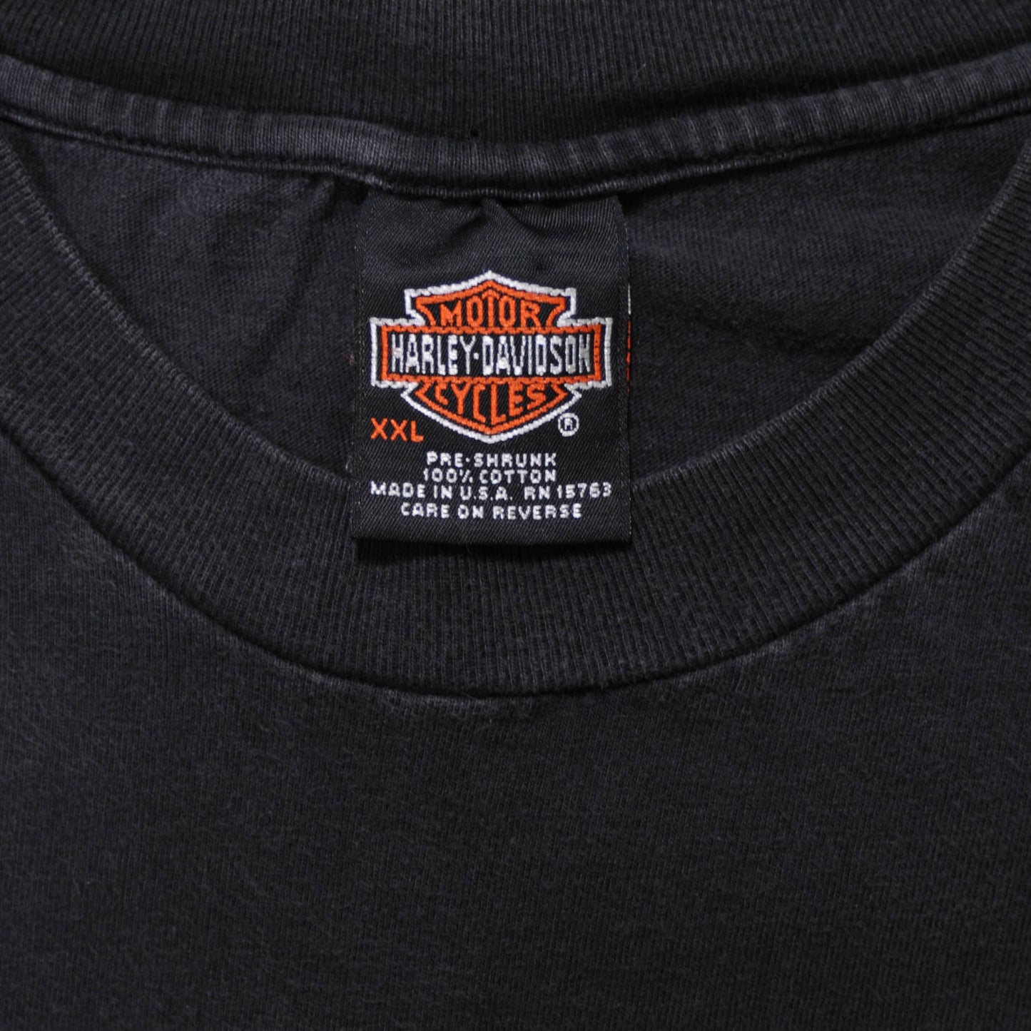 90's Harley-Davidson SCOTT SMITH'SプリントTシャツ 黒 (XXL)/A3094T-S