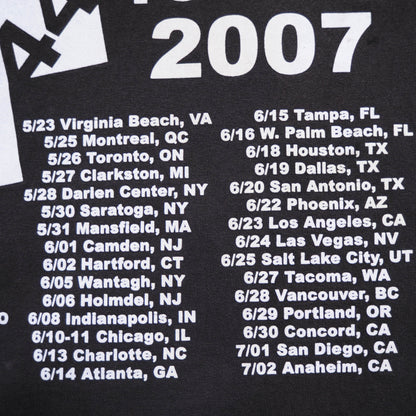 ＋４４　２００７Tour Tシャツ　黒(XL)/A3586T-S