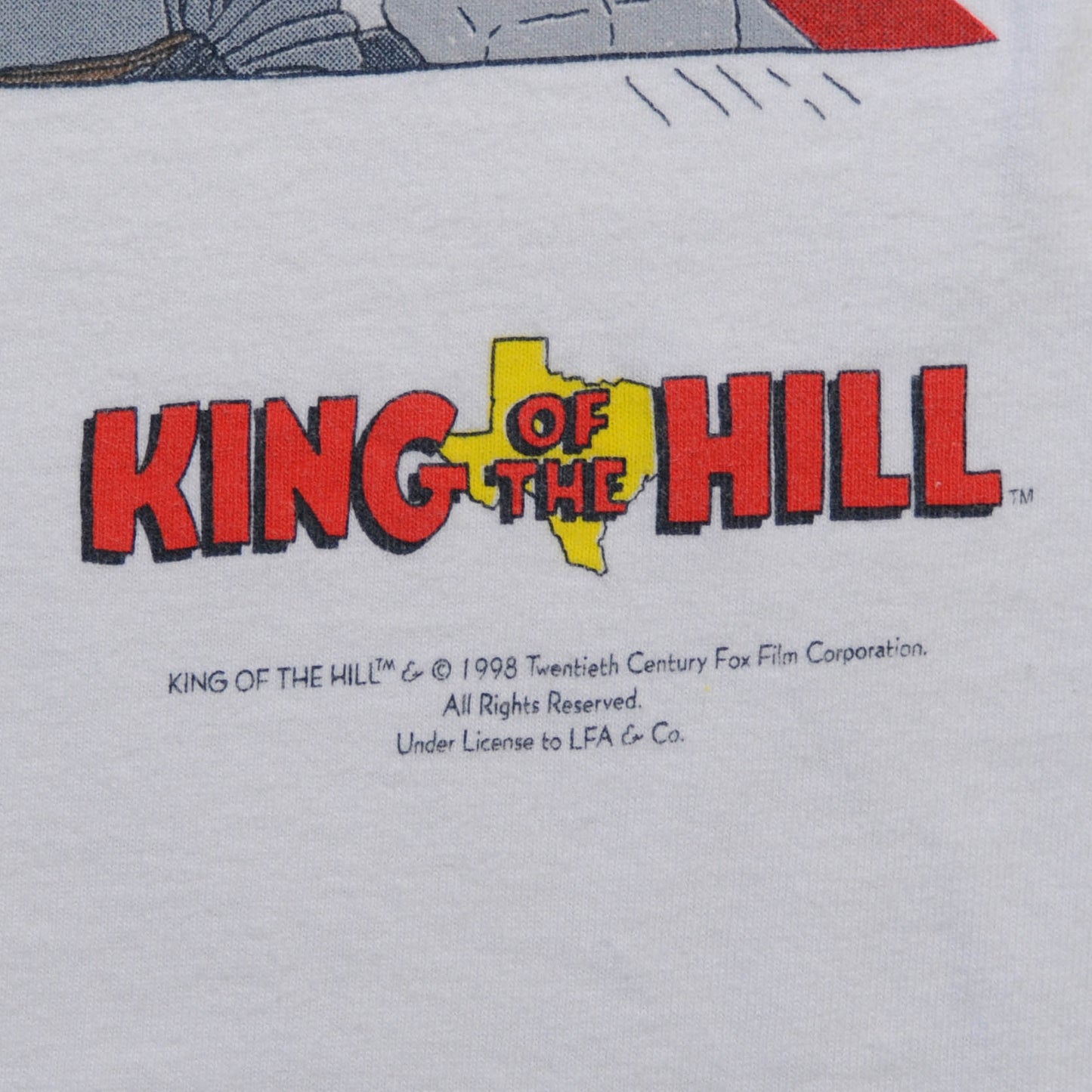 90’s KING OF THE HILLTシャツ　白(M)/A2719T
