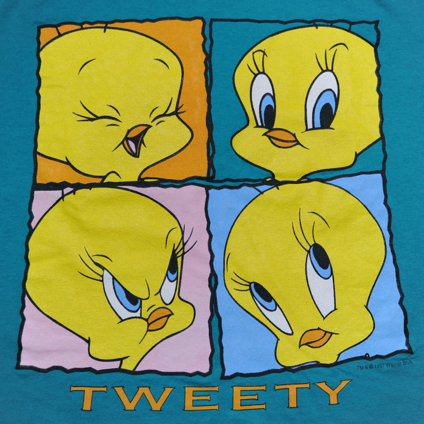 90's Looney Tunes TWEETY Tシャツ(XL)/A3023T-S