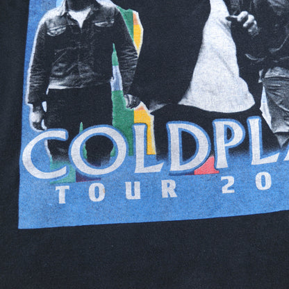 COLD PLAY 2005tour Tシャツ　黒(L)/A3588T-S