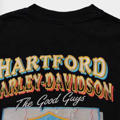 90's HARLEY-DAVIDSON HARTFORD CT.Tシャツ(M)/A3051T-S