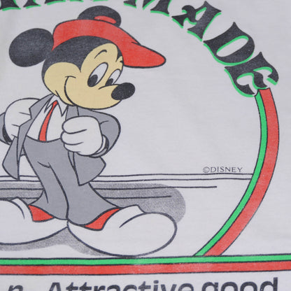 90's Disney ITALIAN MADE ミッキーTシャツ/A3466T-S