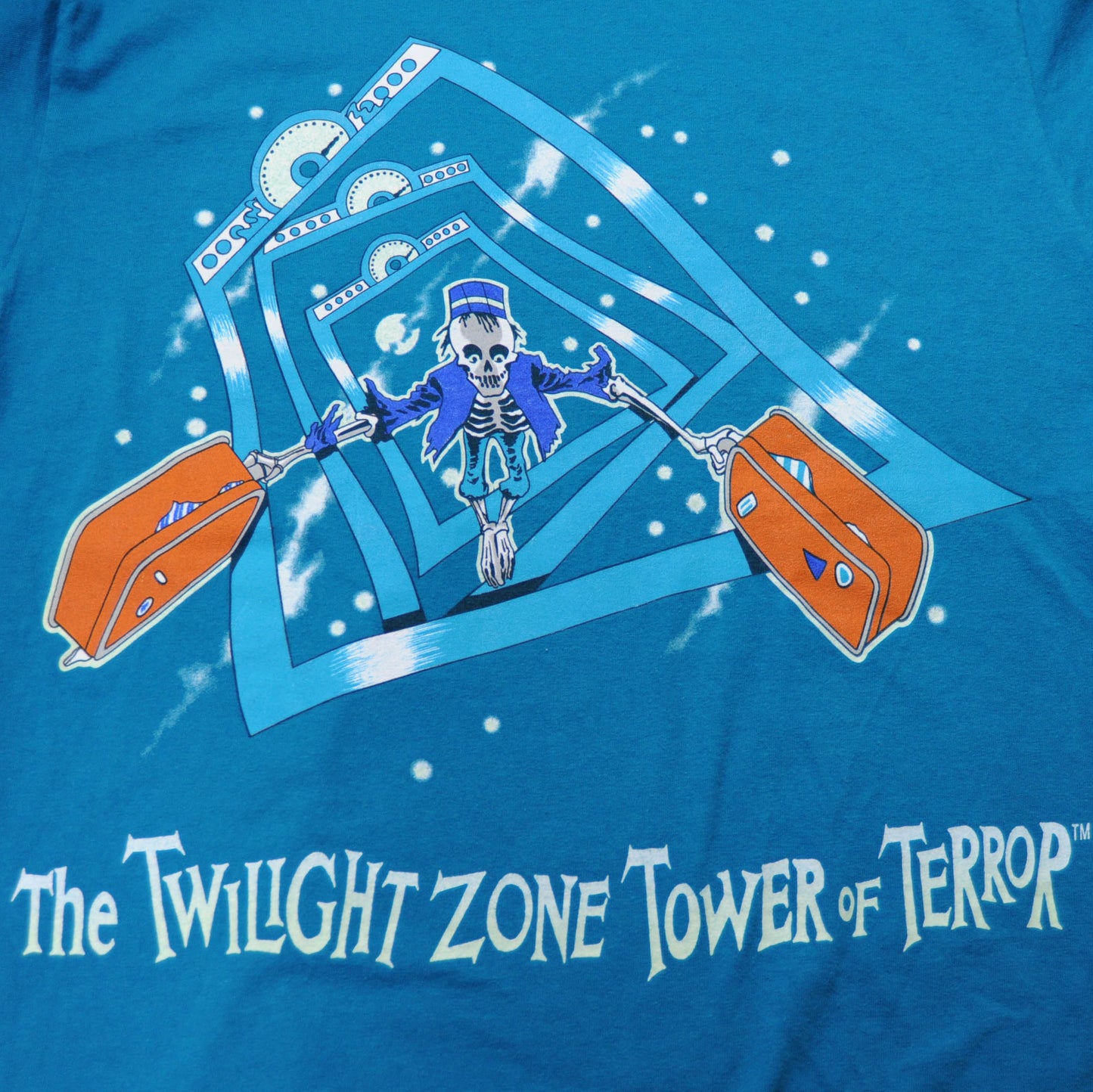 90's Disney TOWER OF TERROR Tシャツ(S/M)/A2982T-S