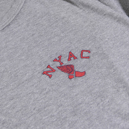 90's Champion NYACウィングフットカレッジプリントTシャツ(XL)/A2348T-S