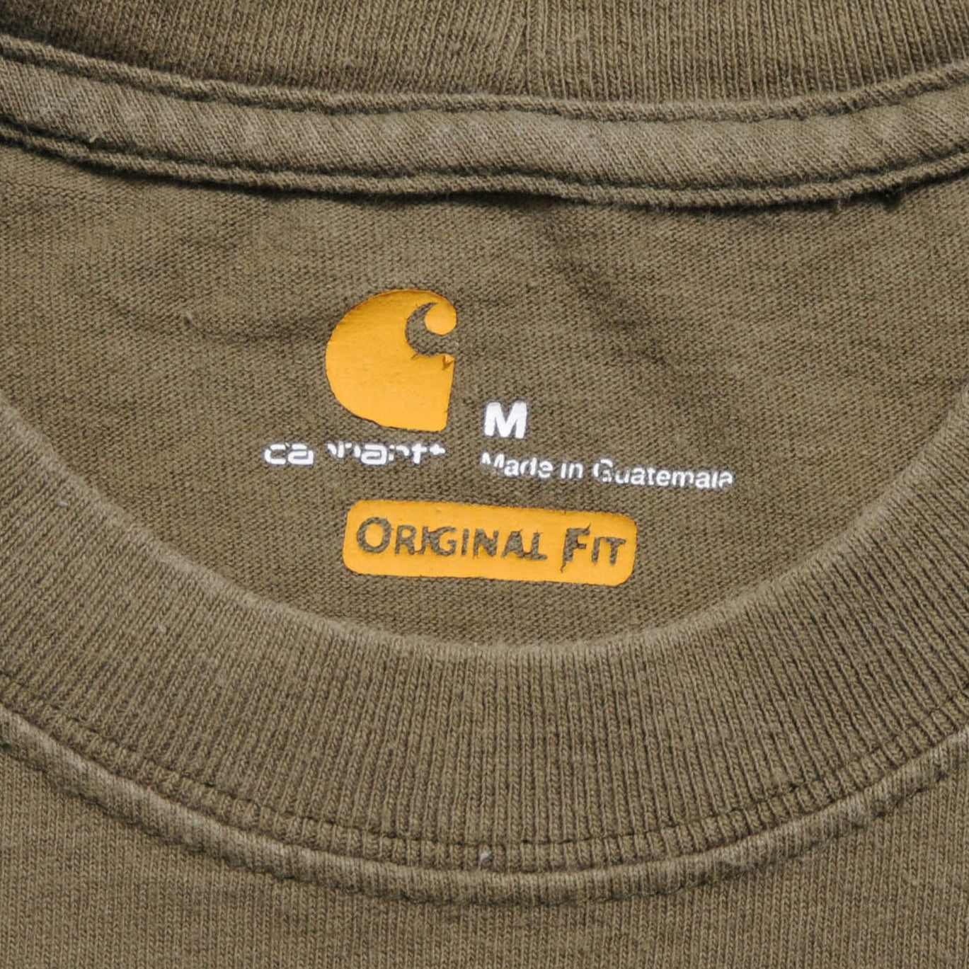 Carhartt ポケットTシャツ Original Fit アーミーグリーン(M)/A3452T-S