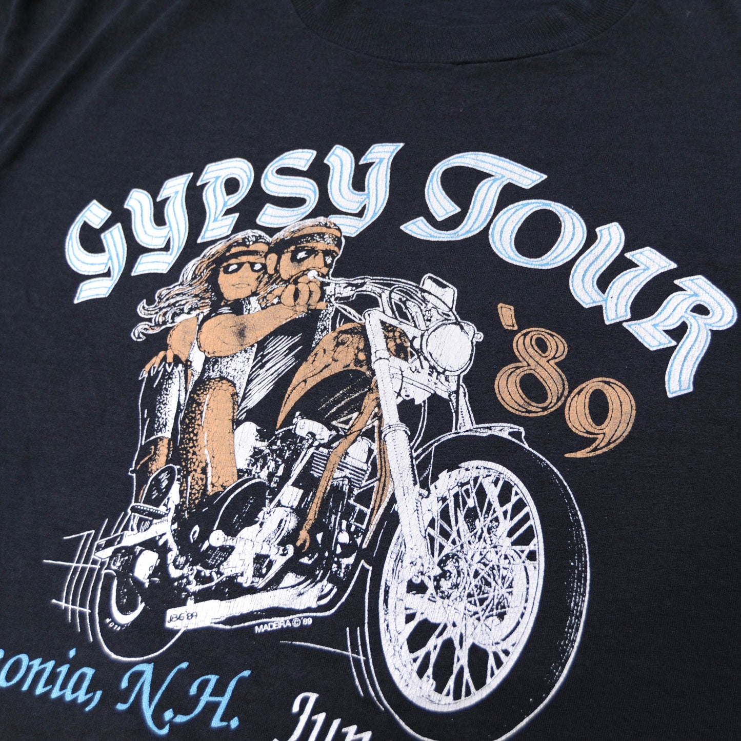 80's GYPSY TOUR 89 プリントTシャツ 黒 (XL)/A3097T-S
