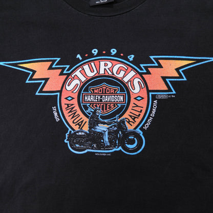 90's HARLEY-DAVIDSON"Sturgis94"Tシャツ(L)/A3052T-S