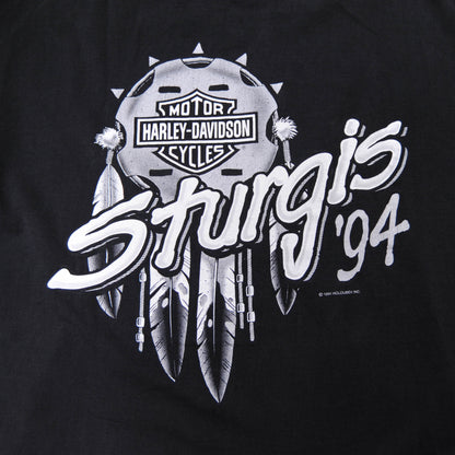 90's HARLEY-DAVIDSON"Sturgis94"Tシャツ(L)/A3052T-S