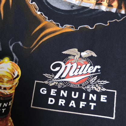 90s MILLER Beer企業Tシャツ（L）/A3442T-S