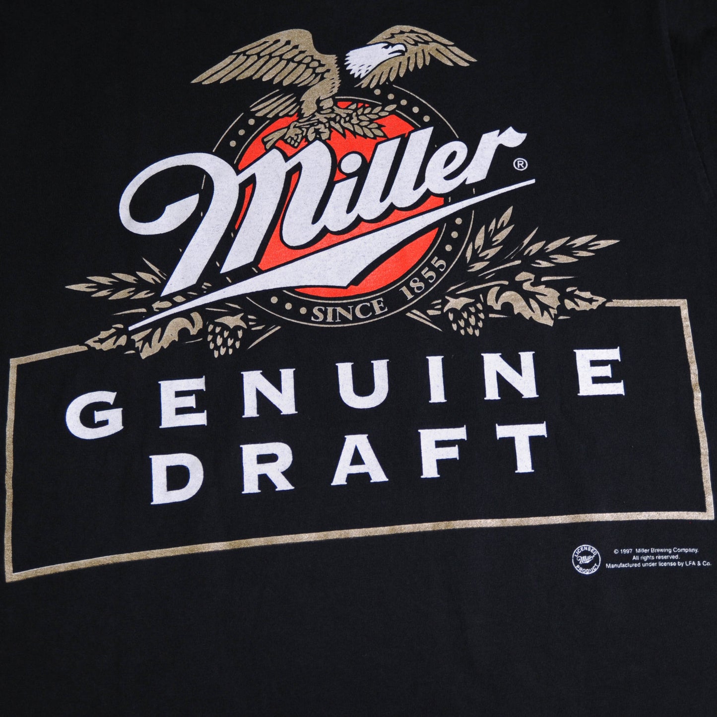 90s MILLER Beer企業Tシャツ（L）/A3442T-S