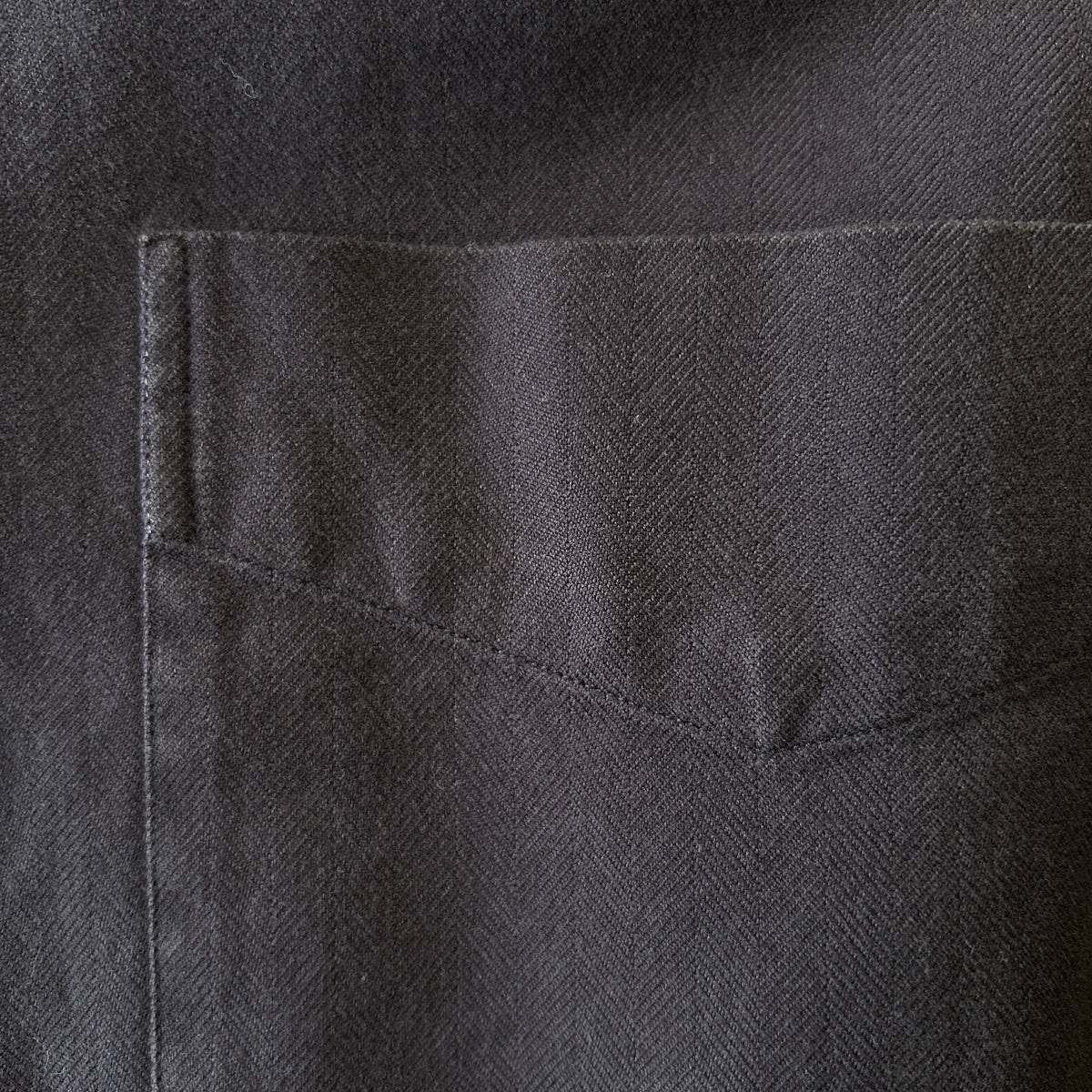 90's Polo by Ralph Lauren ラルフ　"Lowell Sport" コットンヘリンボーンシャツ(M)/C1431SH-SO