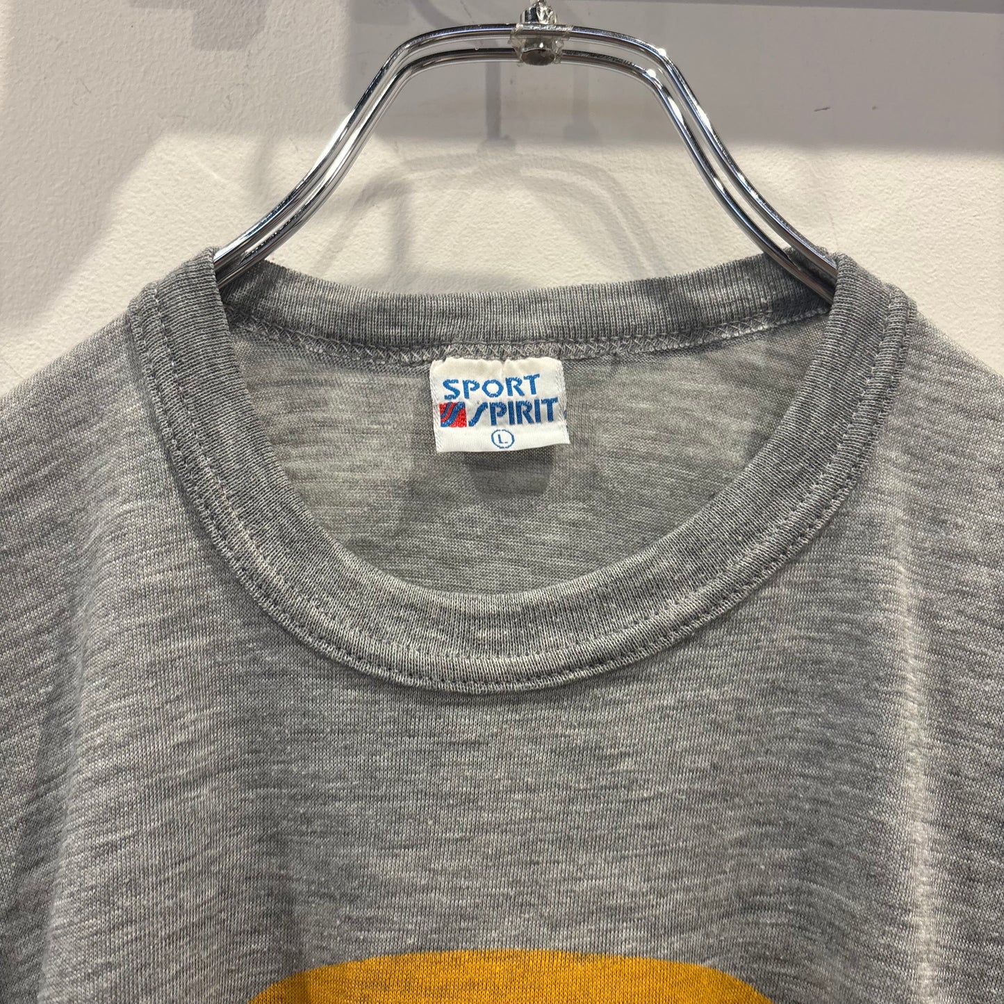 80's Disney Mickey Mouse "FLORIDA"キャラクターTシャツ グレー (L)/B3924T-SO