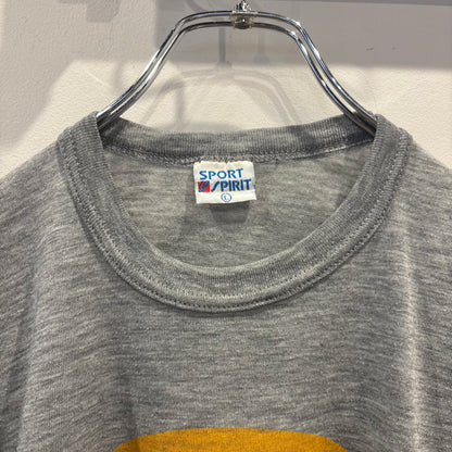 80's Disney Mickey Mouse "FLORIDA"キャラクターTシャツ グレー (L)/B3924T-SO