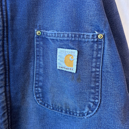 80's Carhartt カーハート 100周年 チョアコート カバーオール ネイビー/A9346J-SO