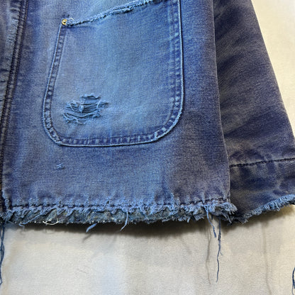 80's Carhartt カーハート 100周年 チョアコート カバーオール ネイビー/A9346J-SO