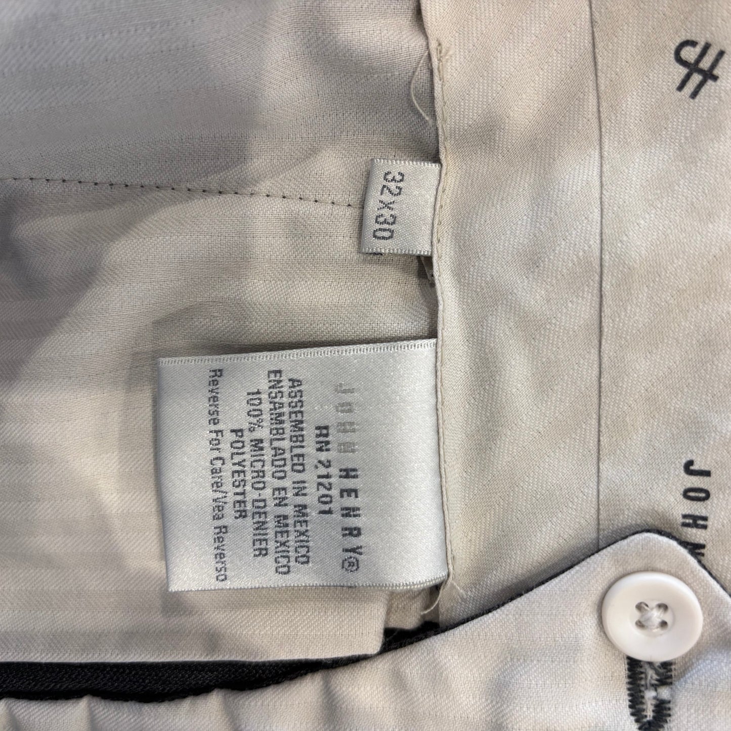 00's JOHN HENRY  2タック スラックス チャコールグレー (W32/L30) /B0169P-SO