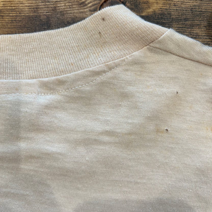 80's Hanes BENNIGAN'S レストラン 企業Tシャツ ベージュ(L)/A6910T-SO