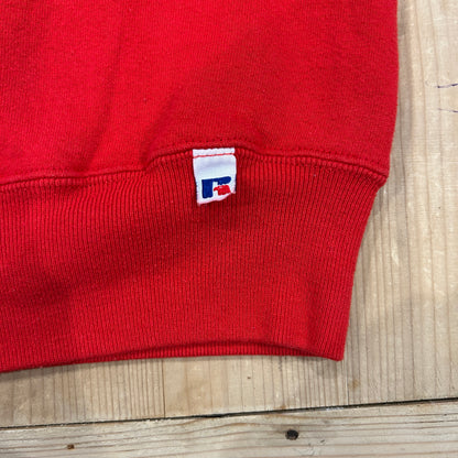90's RUSSELL ATHLETIC "NEW MEXICO" カレッジ スウェット レッド (L)/A5609S-SO
