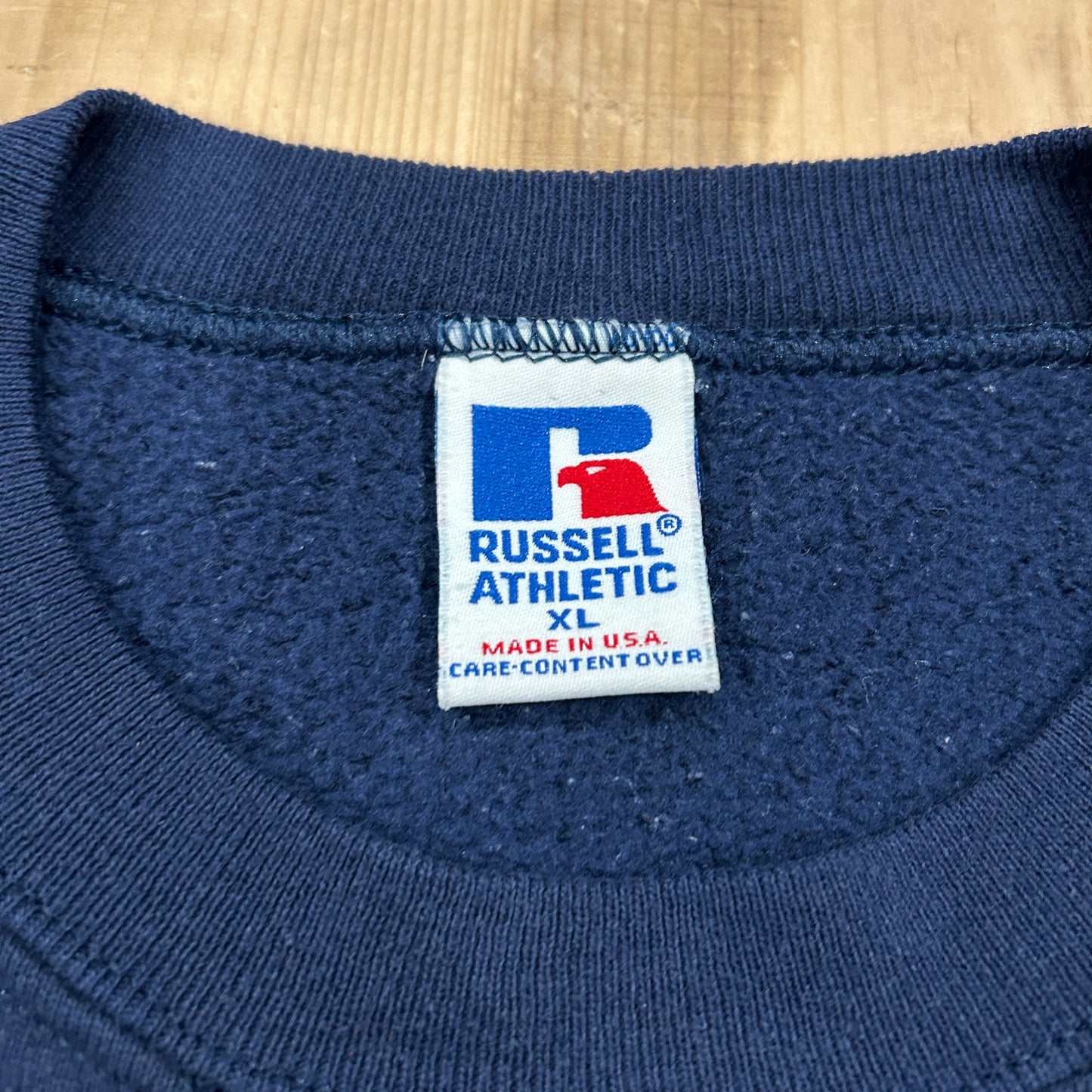90's RUSSELL ATHLETICS "AUBURN" カレッジ スウェット (XL)/A5233S-SO