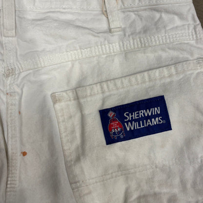 00's Dickies×Sherwin Williams ディッキーズ ペインターパンツ  ペンキ 白(32×30)/B2249P-SO