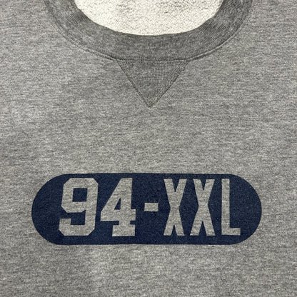 90's ~ RUSSELL ATHLETICS ”94-XXL”カレッジ スウェット グレー (不明)/A8283S-SO