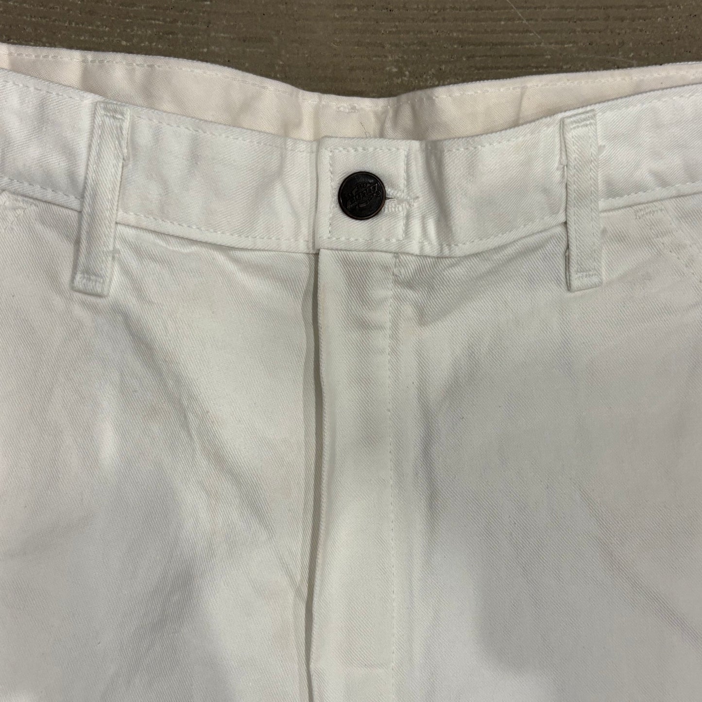 や*ん様 00s Dickies ホワイト　ペインターパンツ　38×34 L相当 ebf4c9d0fc96fee76c3c79bb9cce6e