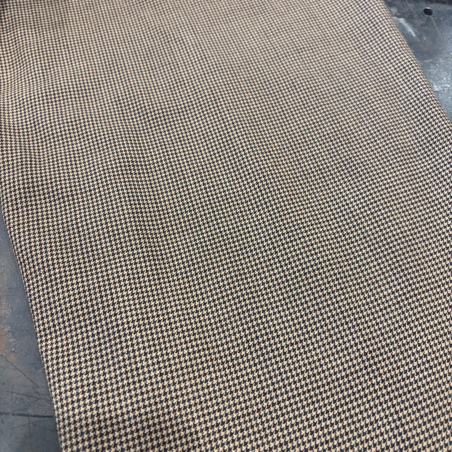 00's GRANT THOMAS 千鳥格子柄 2タック ウールスラックス ベージュ (W36/L30) /B3454P-SO