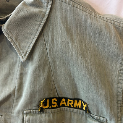 ”お客様お問い合わせ商品”40's U.S.ARMY M-43 HBT ミリタリージャケット /C1633