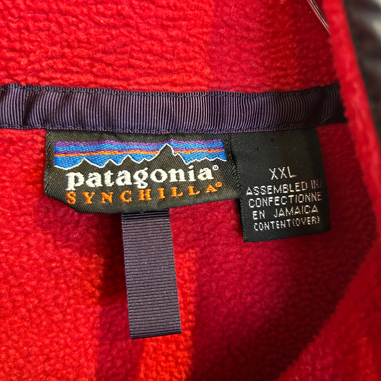 00's Patagonia パタゴニア スナップT フリースプルオーバー (XXL)/A9845F-SO