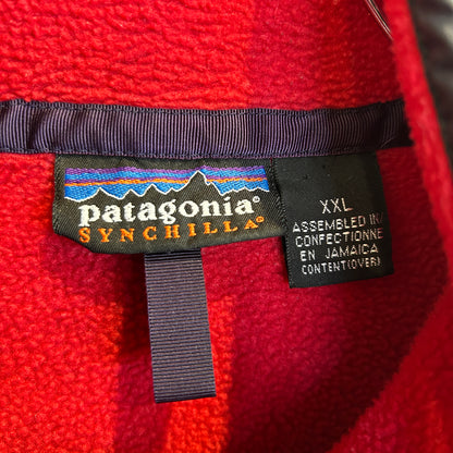 00's Patagonia パタゴニア スナップT フリースプルオーバー (XXL)/A9845F-SO