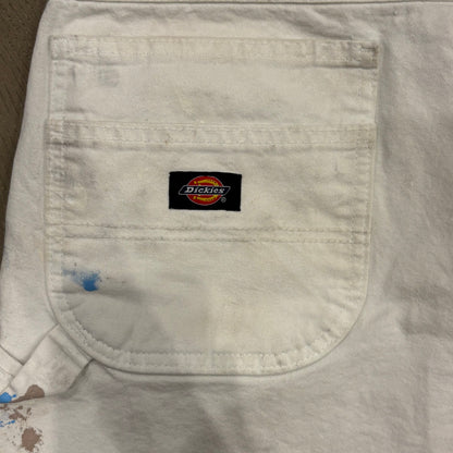 00's Dickies×Sherwin Williams ディッキーズ ペインターショーツ ハーフパンツ  白 (W36)/A7363P-SO