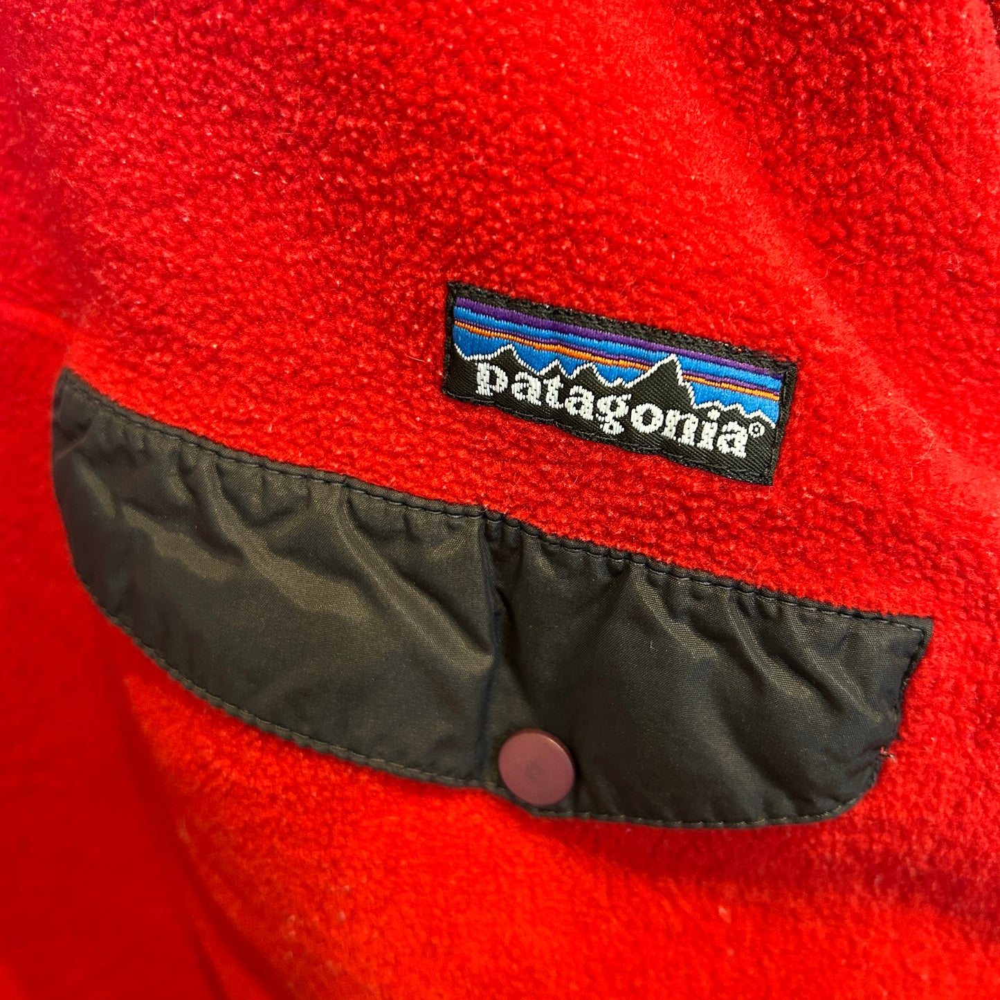 00's Patagonia パタゴニア スナップT フリースプルオーバー (XXL)/A9845F-SO