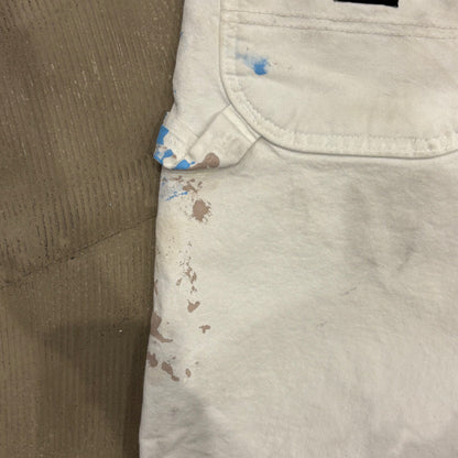 00's Dickies×Sherwin Williams ディッキーズ ペインターショーツ ハーフパンツ  白 (W36)/A7363P-SO