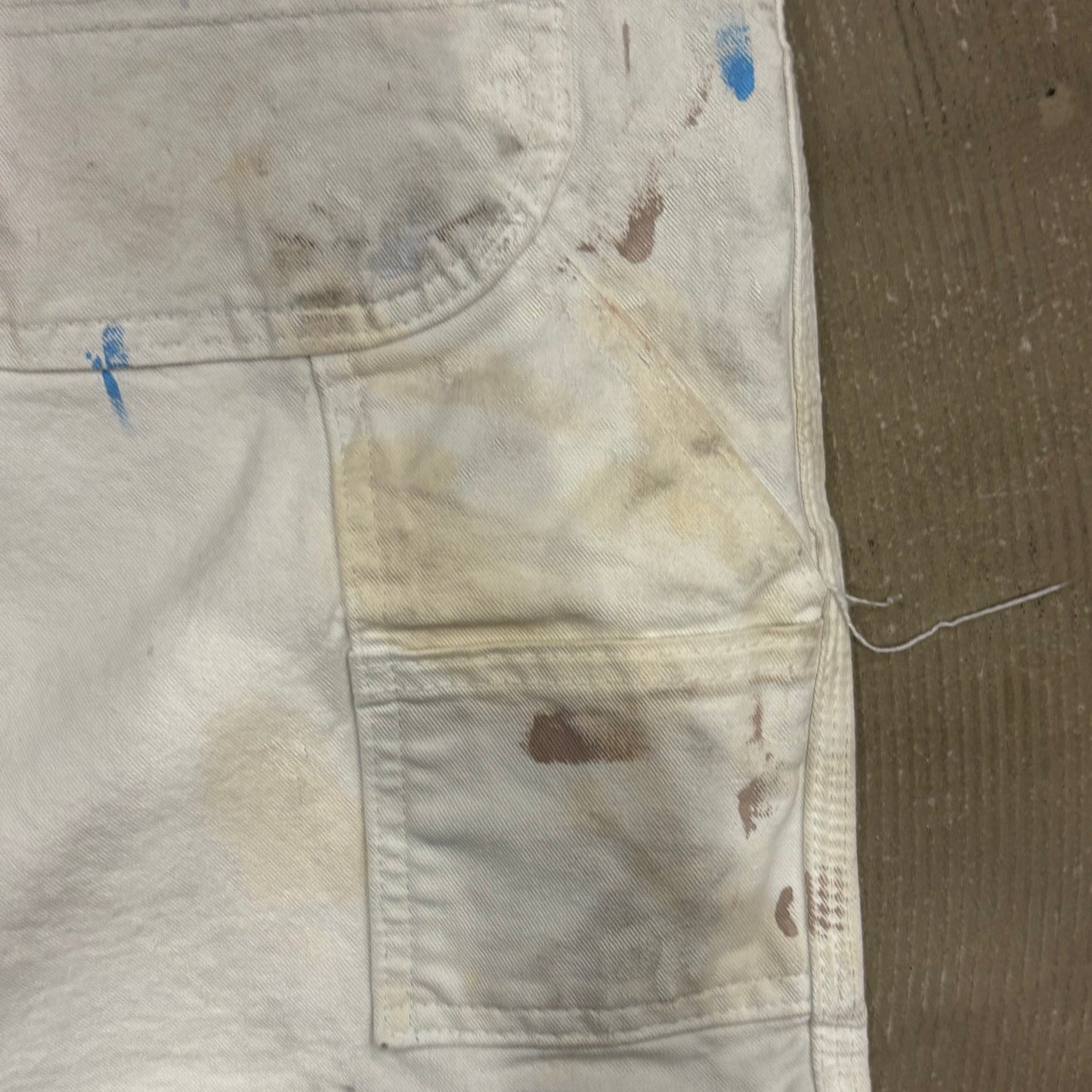 00's Dickies×Sherwin Williams ディッキーズ ペインターショーツ ハーフパンツ  白 (W36)/A7363P-SO
