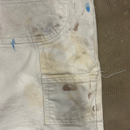 00's Dickies×Sherwin Williams ディッキーズ ペインターショーツ ハーフパンツ  白 (W36)/A7363P-SO