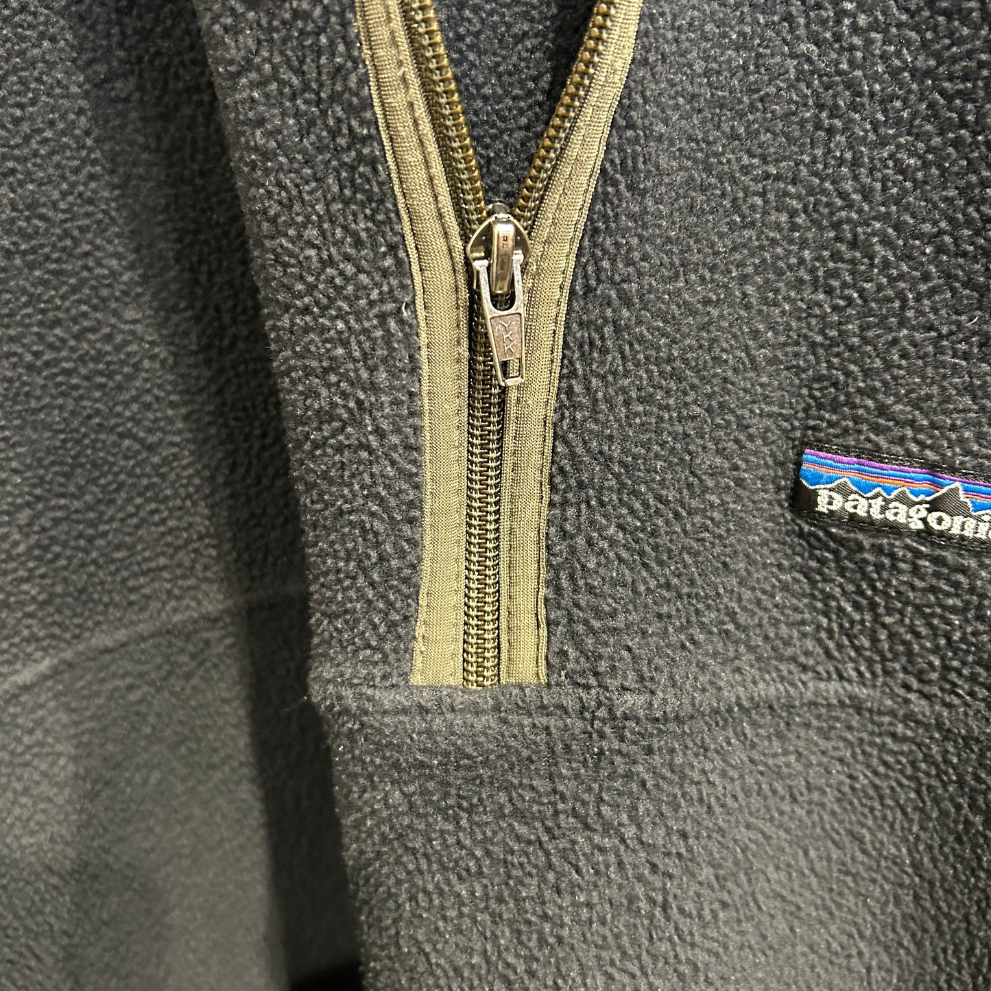 00's Patagonia パタゴニア マースピアル ハーフジップフリース チャコール/A9829F-SO