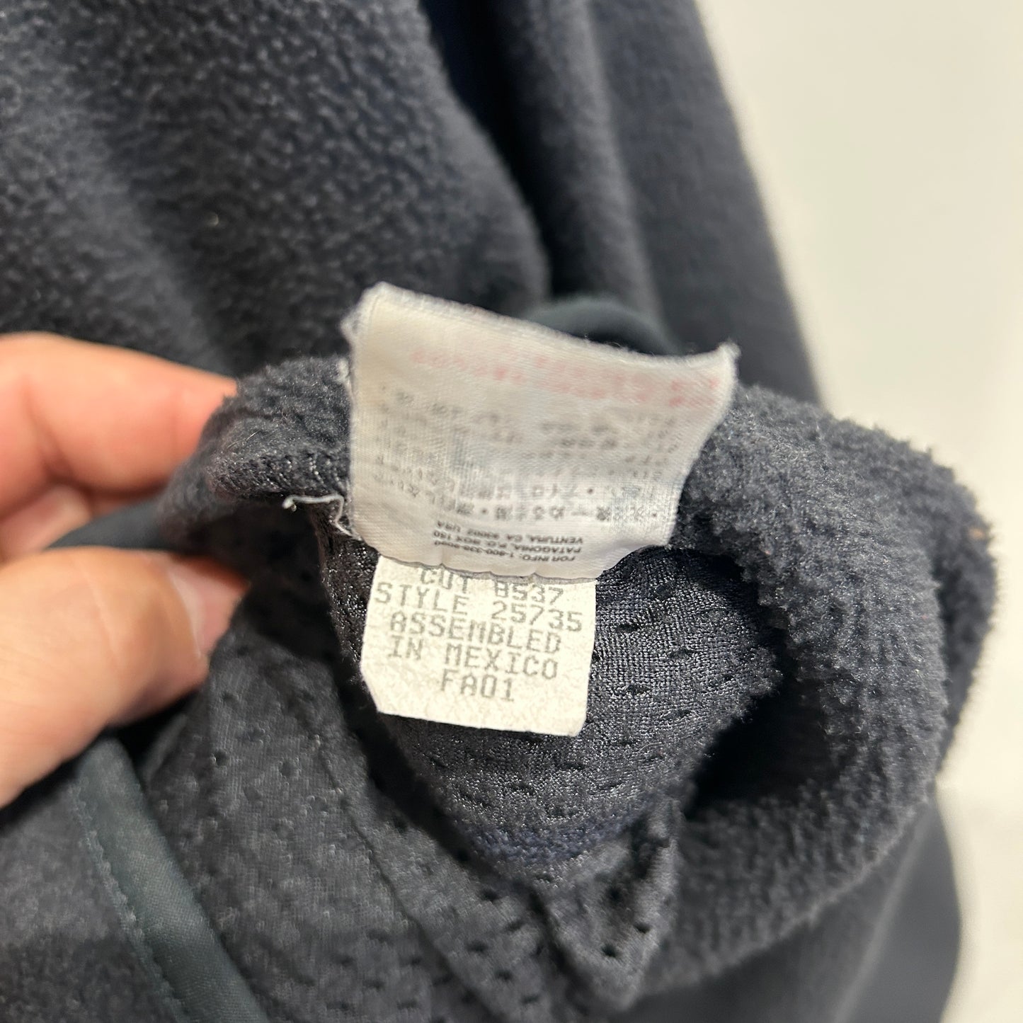 00's Patagonia パタゴニア マースピアル ハーフジップフリース チャコール/A9829F-SO