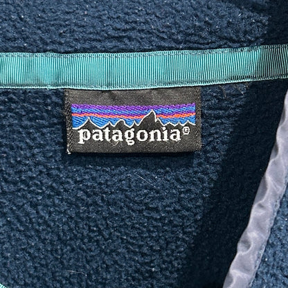 90's Patagonia パタゴニア スナップT フリースプルオーバー ネイビー /A9831F-SO