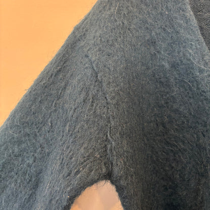 60's Unknown モヘアカーディガン エンブレムメタルボタン ブルー系 (M)/A9225K-SO