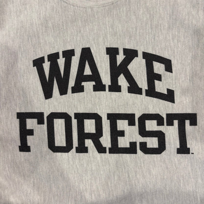 ０0's  Campion  リバースウィーブ  WAKE FOREST スウェット グレー M /A8095S-SO
