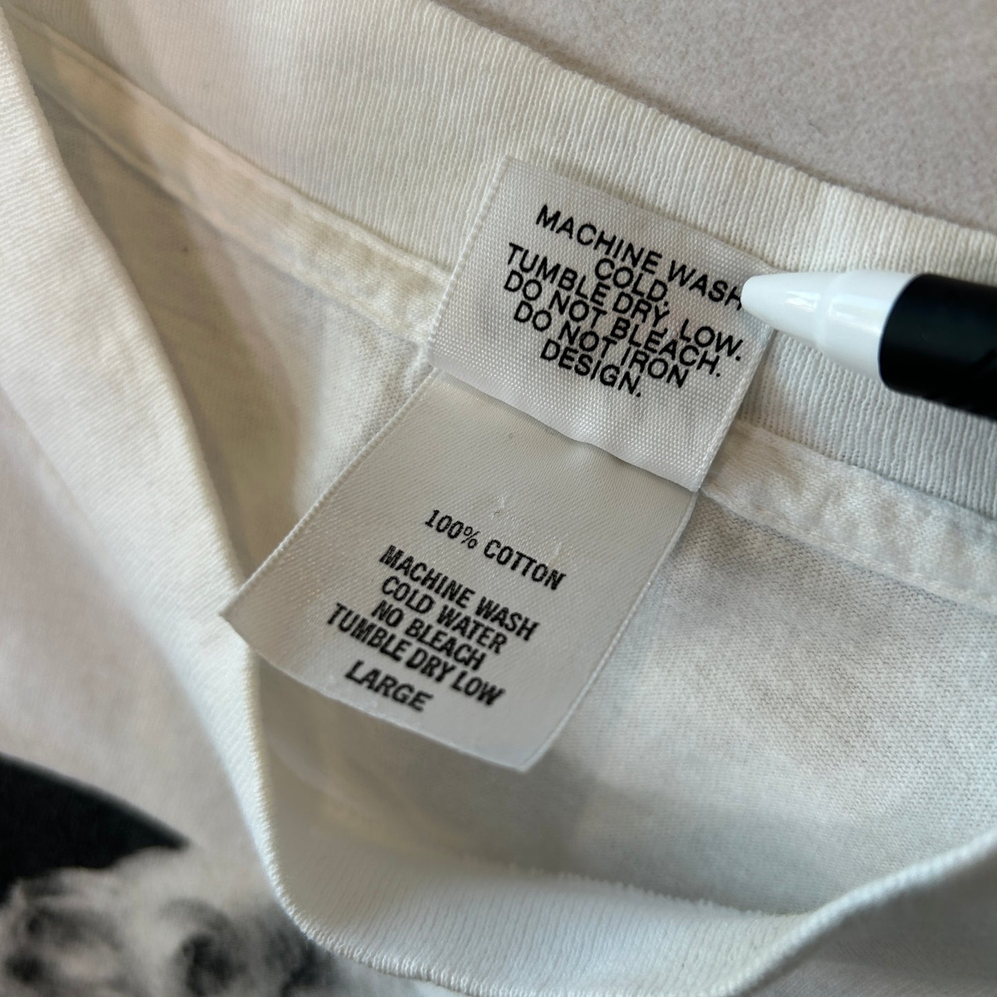 90's Marilyn Monroe マリリン・モンロー フォトTシャツ 白(L)C0890T-SO