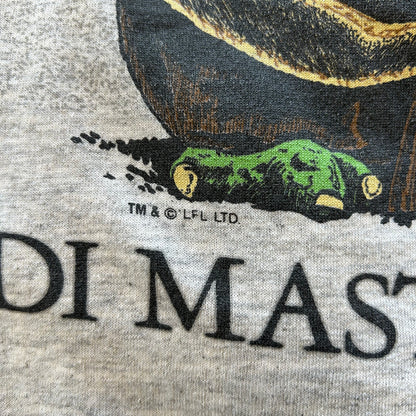 90's ARTEX STAR WARS”JEDI MASTER YODA" ヨーダ ムービーTシャツ グレー(L)/A6764T-SO