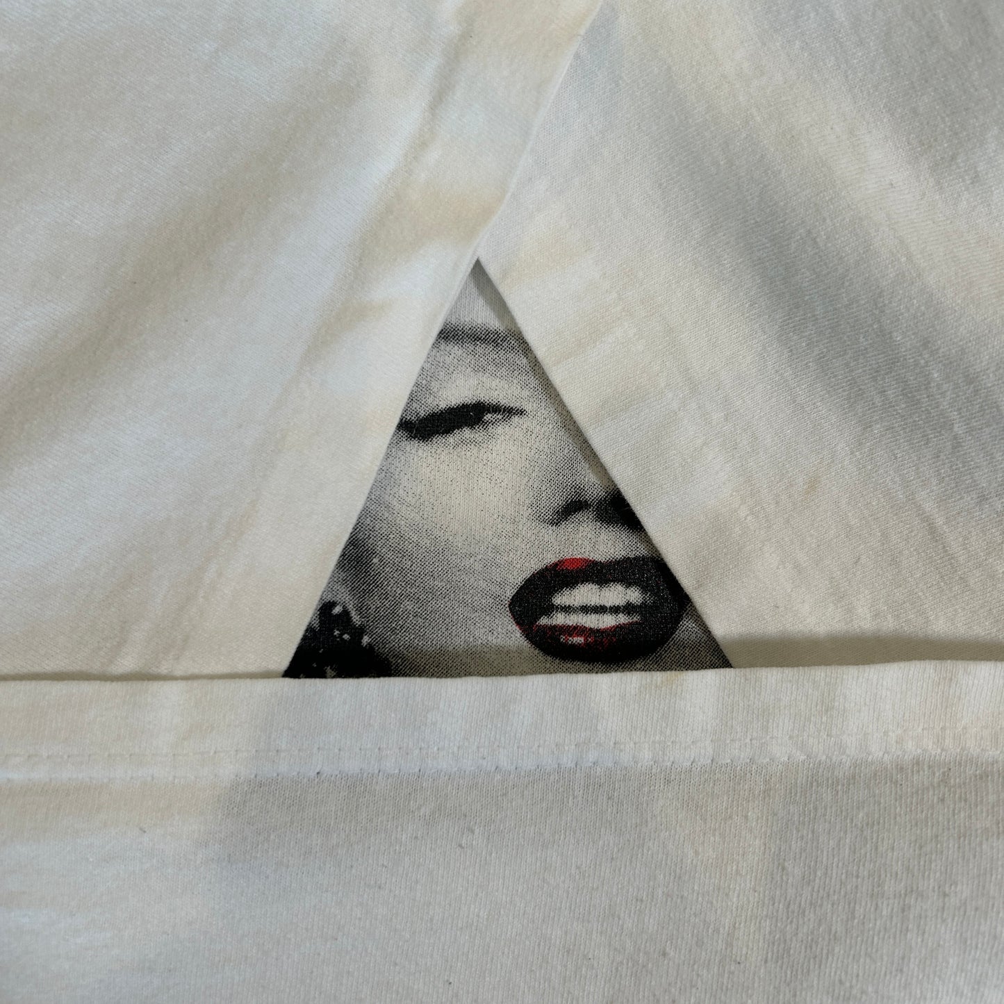 90's Marilyn Monroe マリリン・モンロー フォトTシャツ 白(L)C0890T-SO