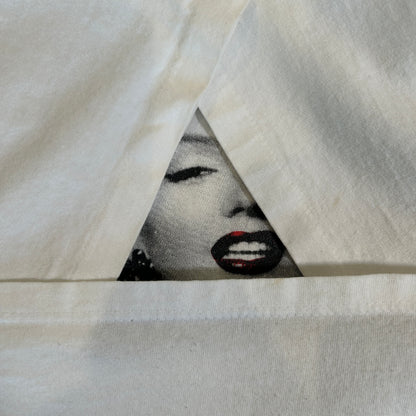 90's Marilyn Monroe マリリン・モンロー フォトTシャツ 白(L)C0890T-SO