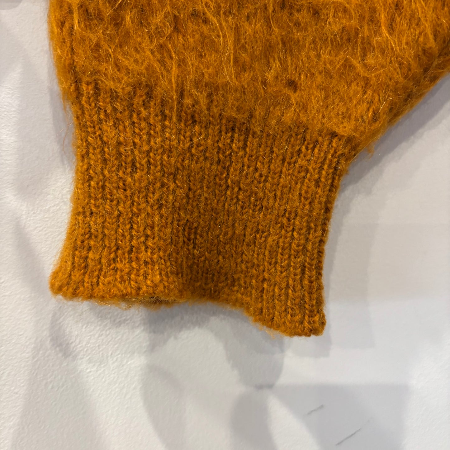 60's National shirt shop モヘアニット オレンジ (M)/A8725K-SO