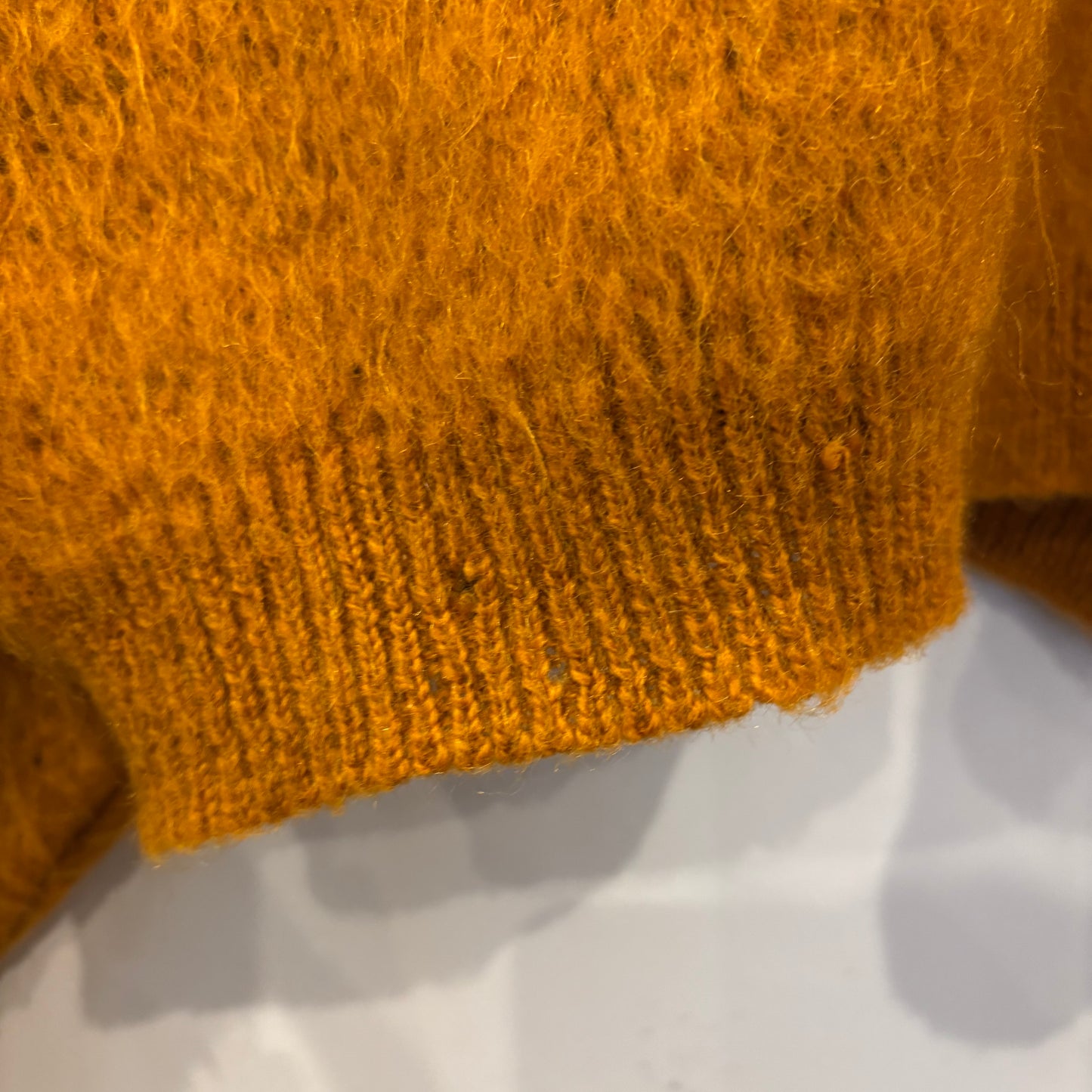 60's National shirt shop モヘアニット オレンジ (M)/A8725K-SO