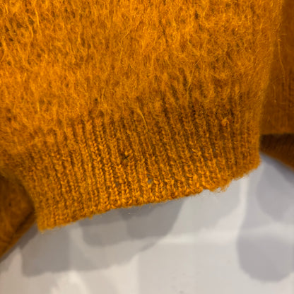 60's National shirt shop モヘアニット オレンジ (M)/A8725K-SO