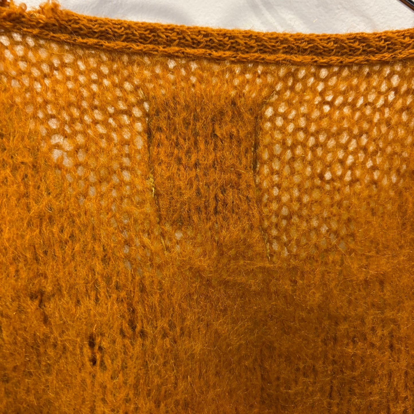 60's National shirt shop モヘアニット オレンジ (M)/A8725K-SO