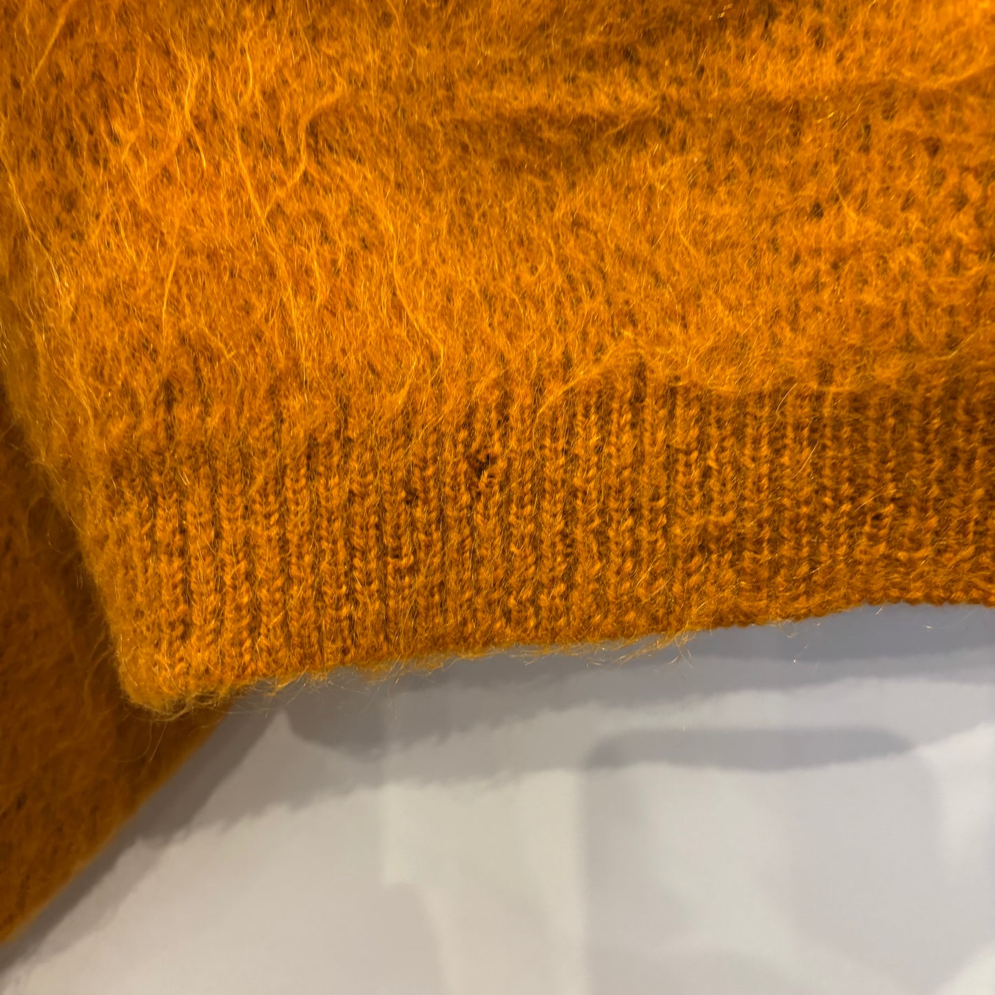 60's National shirt shop モヘアニット オレンジ (M)/A8725K-SO